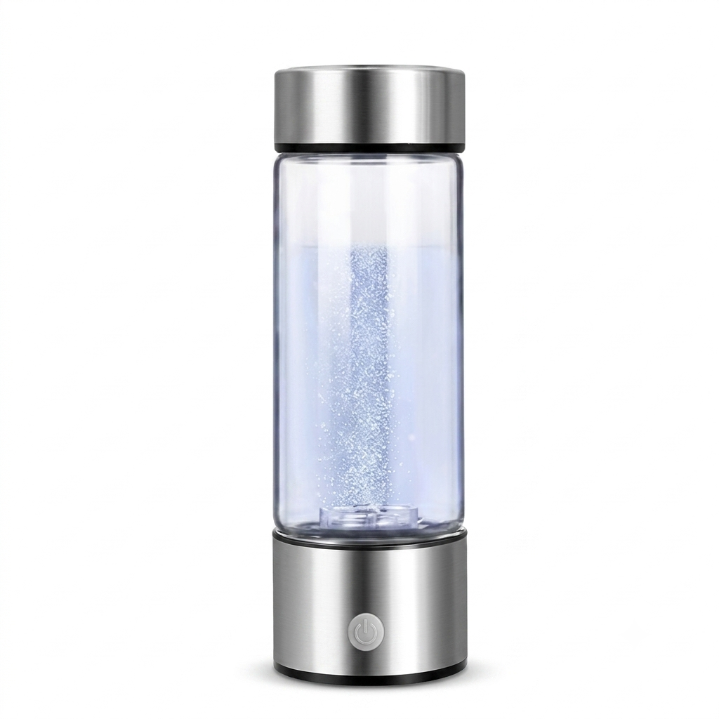 HydrogenLab LumiGlass - Botella Generadora de Agua de Hidrógeno