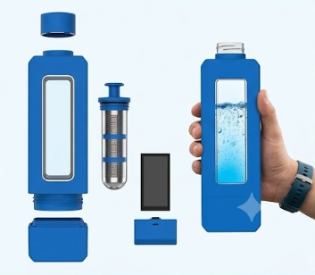 HydrogenLab Sport - Botella de agua hidrogenada