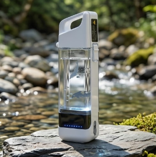 HydrogenLab Nexo H2 - Botella de agua hidrogenada