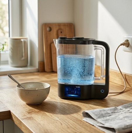 HydrogenLab Kettle – Jarra Generadora de Agua Hidrogenada Premium 2L